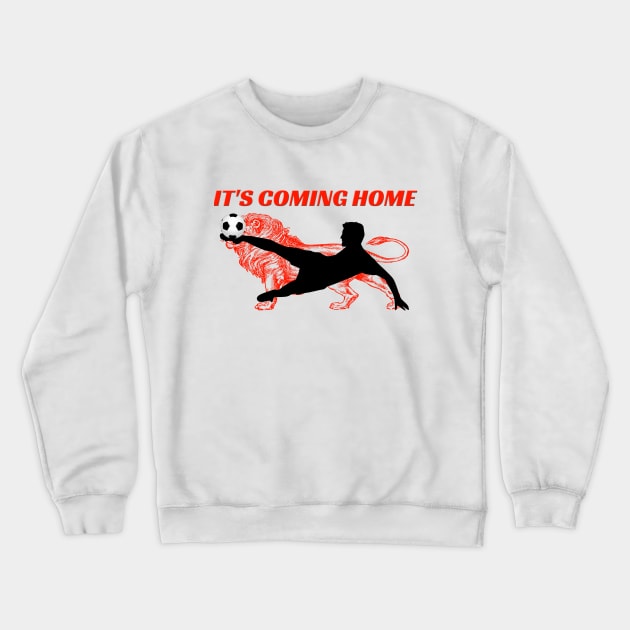 It's Coming Home, English Football, England Team Crewneck Sweatshirt by Style Conscious